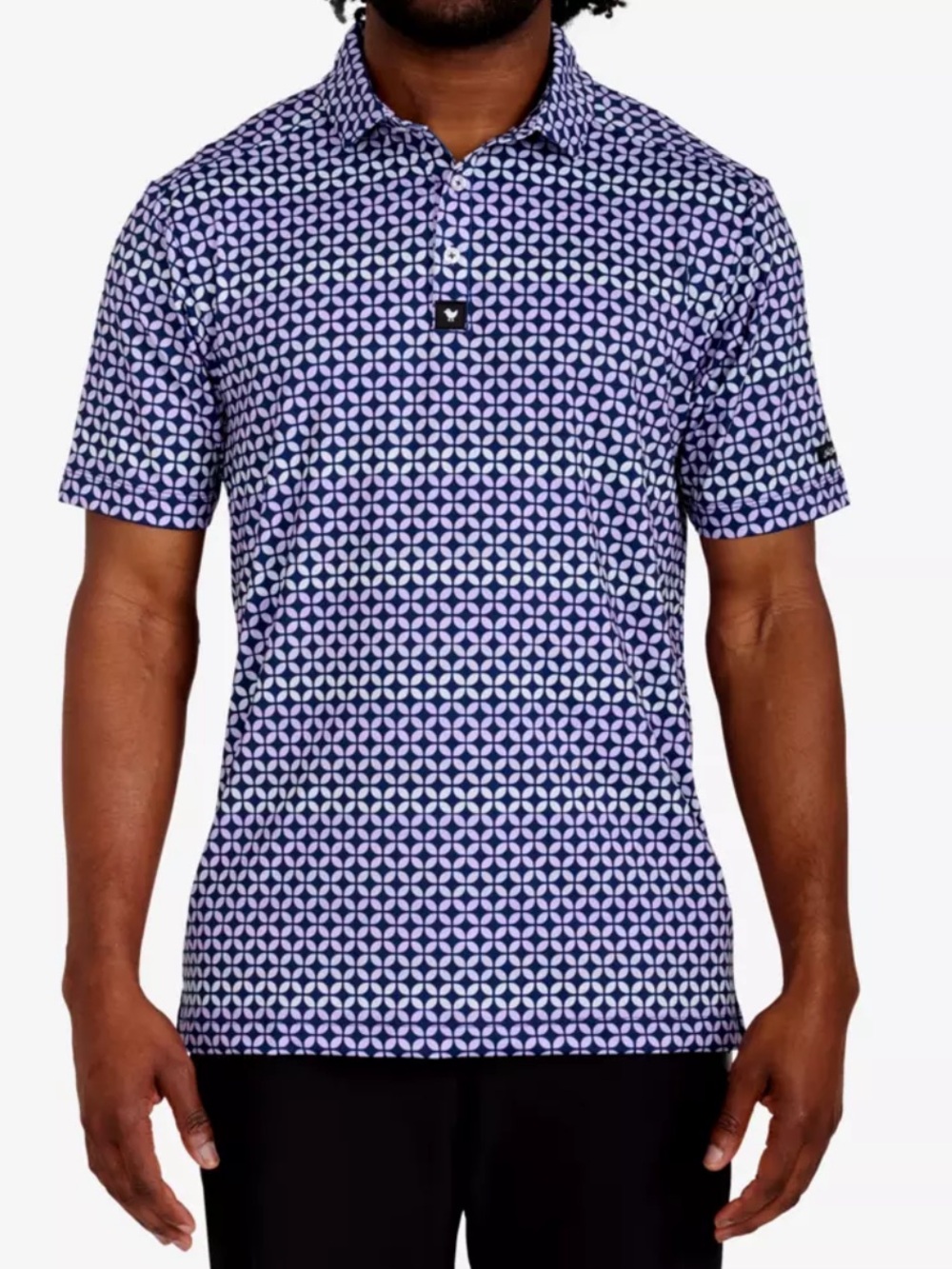 Bad Birdie Men's Purplexed Golf Polo, Large